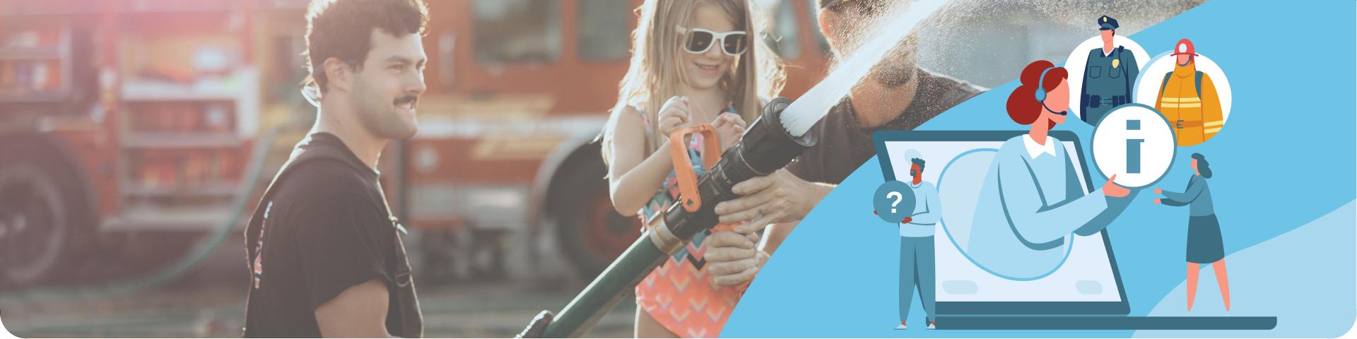 Community at a Hot Summer Nights Event