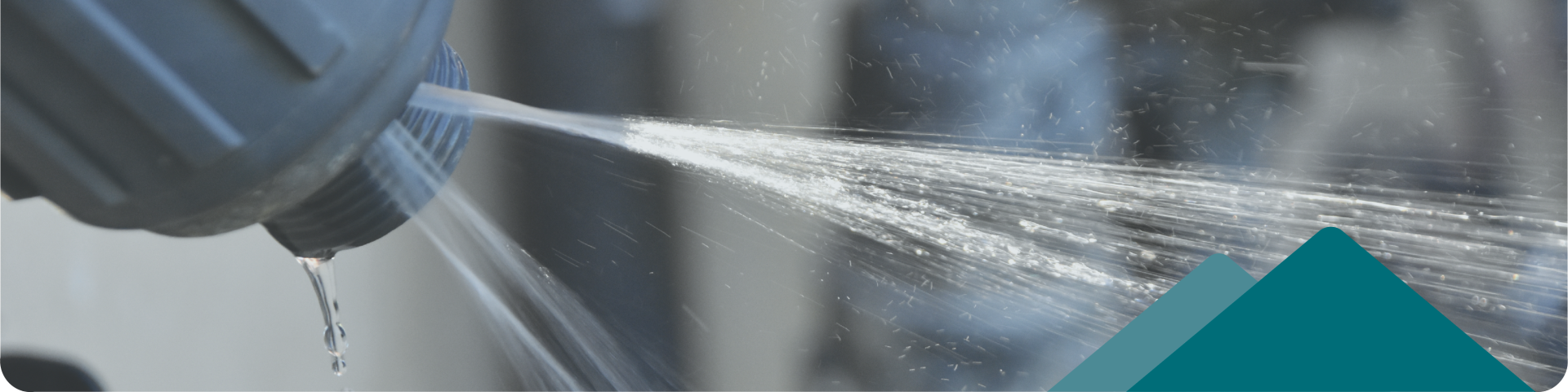 water leaking from the pipe