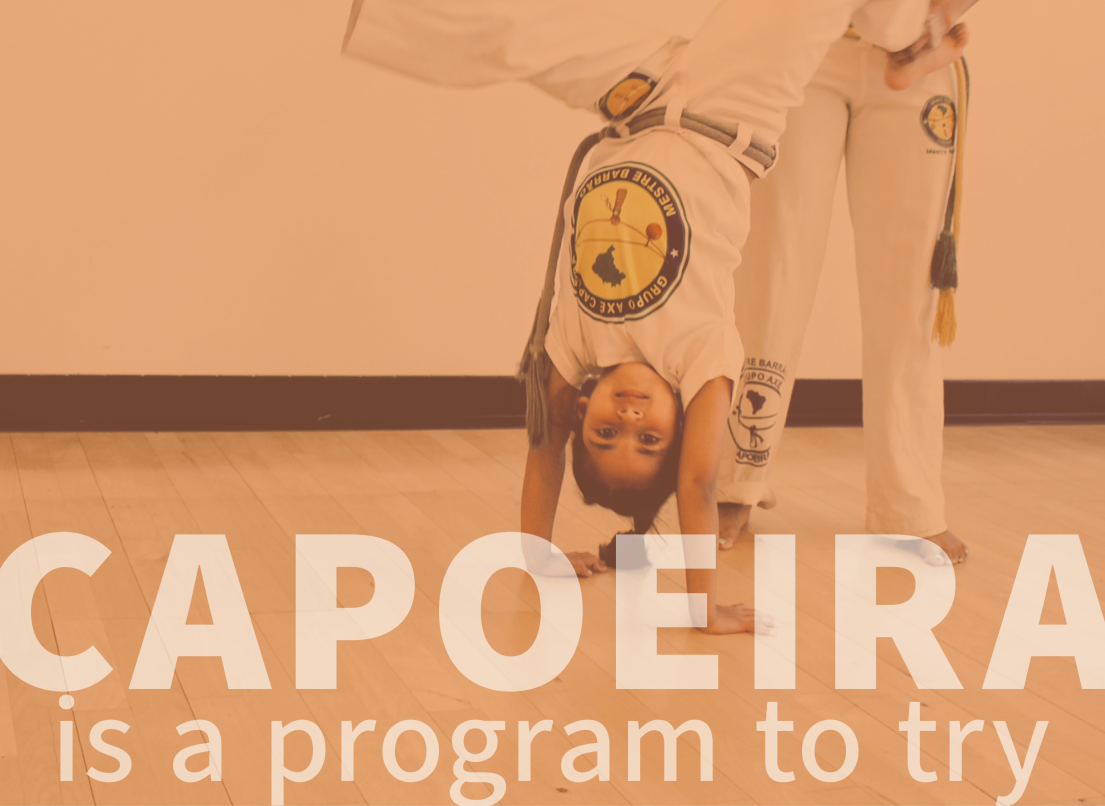 Young Girl in a Capoeira Class