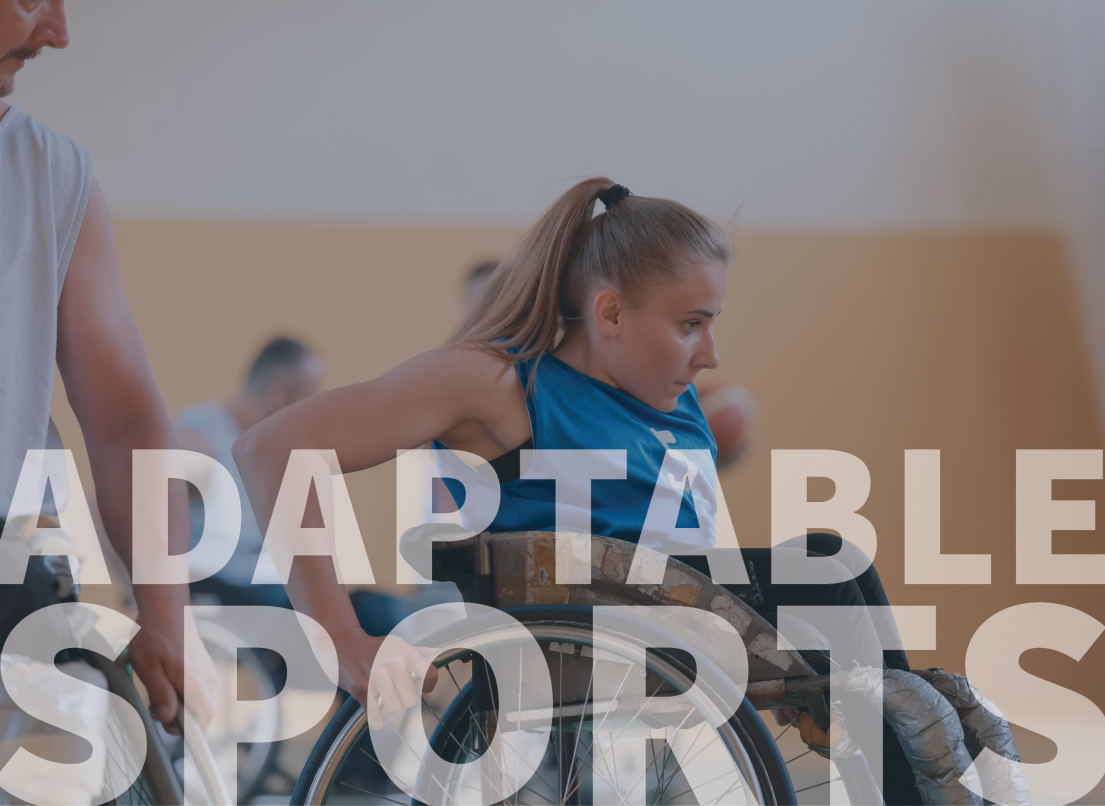 Young Athlete in a Wheelchair Playing Sports